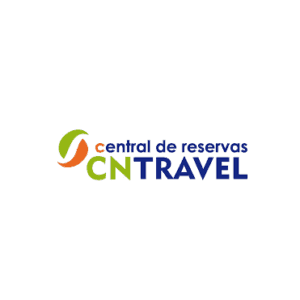 Logo multicolor de central de reservas cntravel