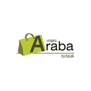 Logo verde de viajes araba